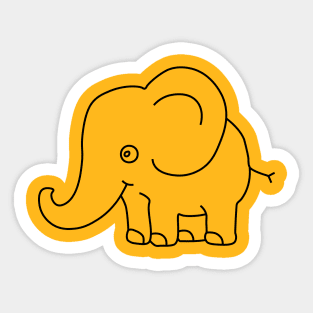 Cute Elephant Sticker